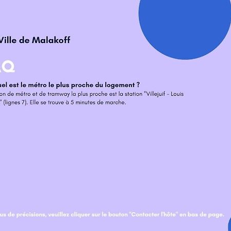 Appartement Avec Parking Et Terrasse Metro 7 Et Paris فيلوجويف المظهر الخارجي الصورة